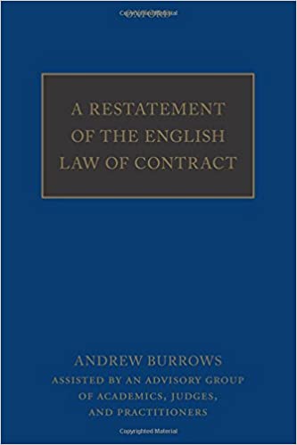 (eBook PDF)A Restatement of the English Law of Contract 2nd Edition by Andrew Burrows