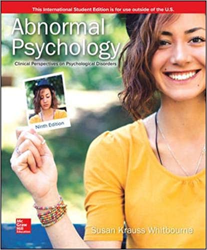(eBook PDF)Abnormal Psychology Clinical Perspectives on Psychological Disorders 9th Edition  by Susan Krauss Whitbourne