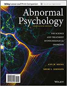 (eBook PDF)Abnormal Psychology The Science and Treatment of Psychological Disorders 14th Edition PDF+HTML by Ann M. Kring , Sheri L. Johnson