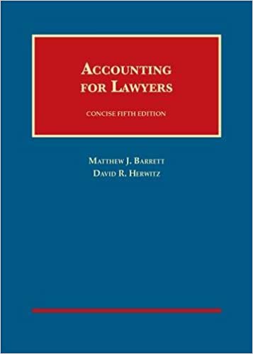 (eBook PDF)Accounting for Lawyers, Concise 5th Edition by Matthew Barrett , David Herwitz