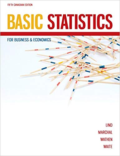 (eBook PDF)Basic Statistics for Business and Economics, Fifth Canadian Edition by Douglas A. Lind , William G Marchal , Samuel A. Wathen , Carol Ann Waite