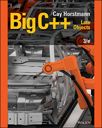 (eBook PDF)Big C++ Late Objects, 3rd Edition  by Cay S. Horstmann