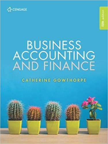 (eBook PDF)Business Accounting and Finance 5th Edition  by Catherine Gowthorpe