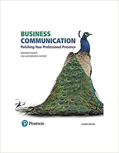 (eBook PDF)Business Communication Polishing Your Professional Presence 4th Edition by Barbara G. Shwom , Lisa Gueldenzoph Snyder