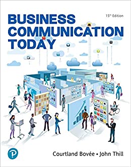 (eBook PDF)Business Communication Today 15th Edition by Courtland L. Bovee , John V. Thill