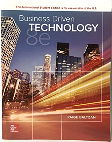 (eBook PDF)Business Driven Technology 8th edition  by Baltzan