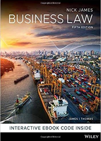 (eBook PDF)Business Law 5th Edition by Nickolas James , Timothy Thomas