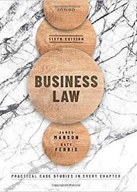 (eBook PDF)Business Law 6th Edition by James Marson , Katy Ferris