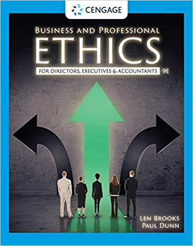 (eBook PDF)Business and Professional Ethics 9th Edition by Leonard J. Brooks , Paul Dunn