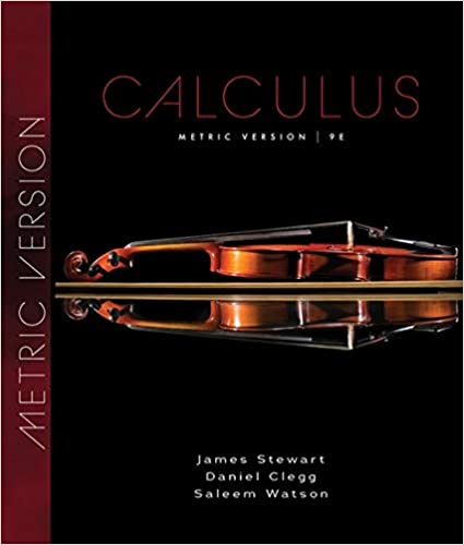 (eBook PDF)Calculus, Metric 9th Edition by James Stewart , Saleem Watson , Daniel K. Clegg