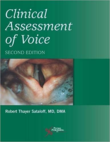 (eBook PDF)Clinical Assessment of Voice, Second Edition by Robert T. Sataloff