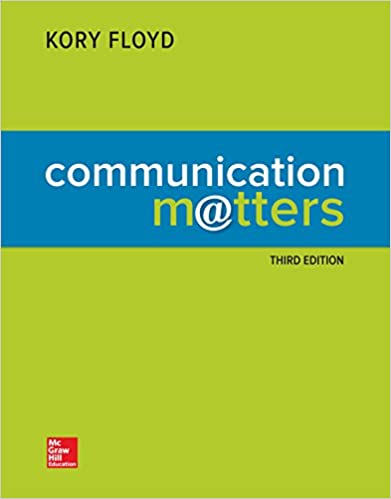 (eBook PDF)Communication Matters 3rd Edition  by Kory Floyd