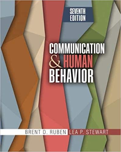 (eBook PDF)Communication and Human Behavior 7th Edition by Brent Ruben,Lea Stewart