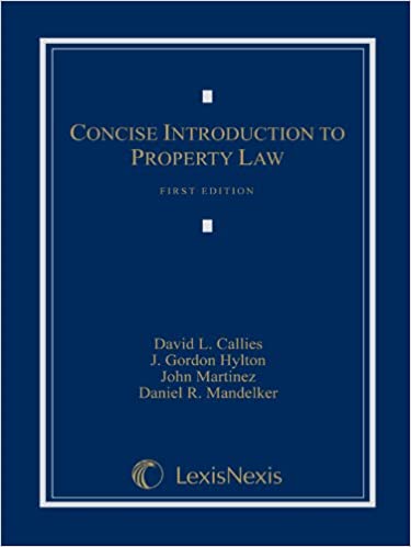 (eBook PDF)Concise Introduction to Property Law by  David L. Callies , J. Gordon Hylton