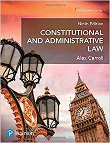 (eBook PDF)Constitutional and Administrative Law, 9th Edition by Alex Carroll
