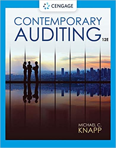 (eBook PDF)Contemporary Auditing, 12th Edition  by Michael C. Knapp