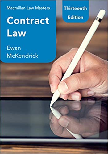 (eBook PDF)Contract Law, 13th Edition  by Ewan McKendrick