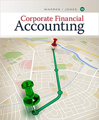 (eBook PDF)Corporate Financial Accounting 15e  by Carl S. Warren , Jeff Jones