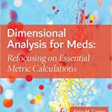 (eBook PDF)Dimensional Analysis for Meds 5th Edition by Anna M. Curren