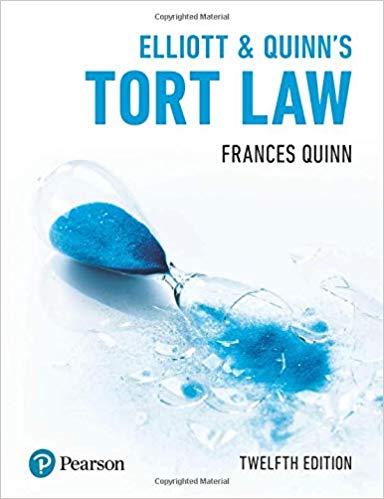 (eBook PDF)Elliott and Quinn's Tort Law 12th Edition by Frances Quinn