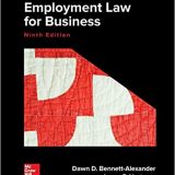 (eBook PDF)Employment Law for Business (9th Edition) by Dawn D. Bannett-Alexander, Laura P. Hartman