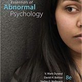 (eBook PDF)Essentials of Abnormal Psychology 8th Edition  by V. Mark Durand , David H. Barlow , Stefan G. Hofmann