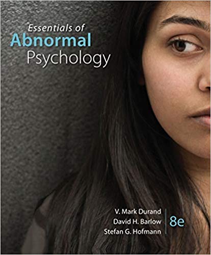 (eBook PDF)Essentials of Abnormal Psychology 8th Edition  by V. Mark Durand , David H. Barlow , Stefan G. Hofmann