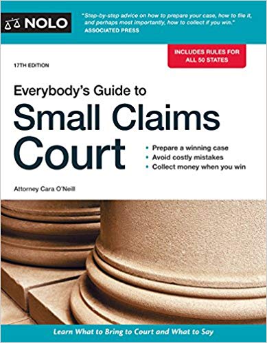 (eBook PDF)Everybodys Guide to Small Claims Court by Cara O'Neill Attorney