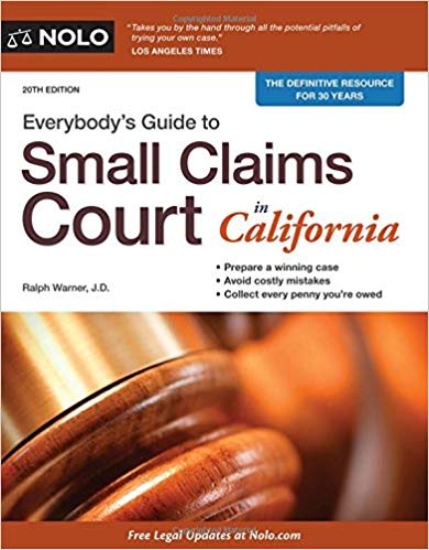 (eBook PDF)Everybodys Guide to Small Claims Court in California by Ralph Warner Attorney