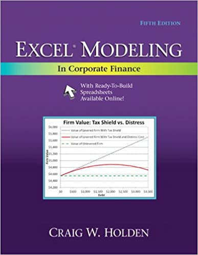 (eBook PDF)Excel Modeling in Corporate Finance 5th Edition by Craig W. Holden