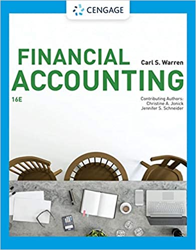 (eBook PDF)Financial Accounting 16th Edition by Carl S. Warren , Christine Jonick , Jennifer Schneider