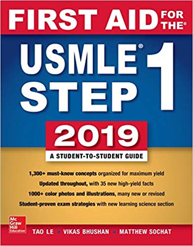 (eBook PDF)First Aid for the USMLE Step 1 2019, 21th edition by Tao Le , Vikas Bhushan