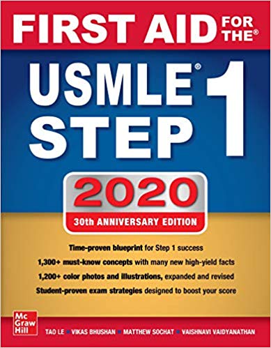 (eBook PDF)First Aid for the USMLE Step 1 2020, 30th Edition by Tao Le, Vikas Bhushan