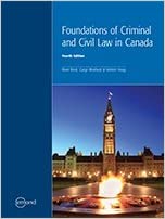 (eBook PDF)Foundations of Criminal and Civil Law in Canada 4th Edition by Valerie Hoag Nora Rock, Gargi Mukherji