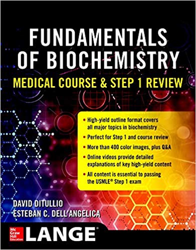 (eBook PDF)Fundamentals of Biochemistry: for Medical Course and USMLE Step 1 Review, 2019 by David DiTullio , Esteban Dell'Angelica
