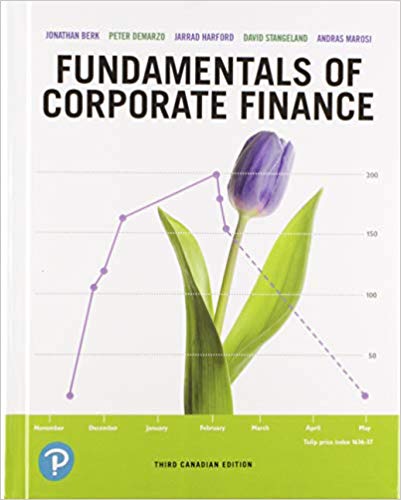 (eBook PDF)Fundamentals of Corporate Finance, 3rd Canadian Edition  by Jonathan Berk , Peter DeMarzo , Jarrad Harford , Andras Marosi