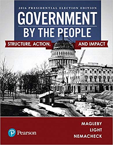 (eBook PDF)Government By the People, 2016 Presidential Election by David B. Magle,‎ Paul C. Light ,‎ Christine L. Nemacheck