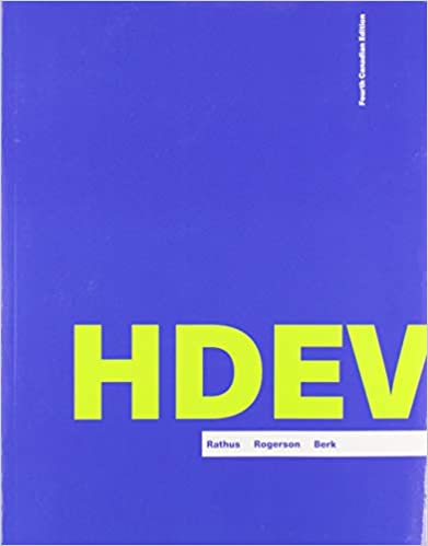 (eBook PDF)HDEV 4th Canadian Edition  by Spencer Rathus , Rebecca Rogerson , Laura Berk