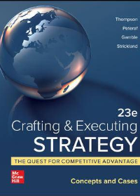 (eBook PDF)ISE Crafting and Executing Strategy Concepts and Cases 23rd Edition  by Thompson and Margaret Peteraf