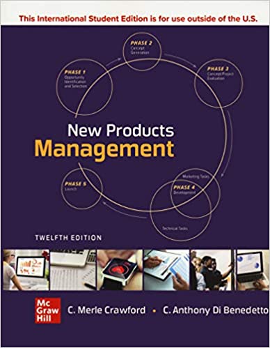 (eBook PDF)ISE EBook New Products Management 12th Edition  by C. Merle Crawford , C. Anthony Di Benedetto