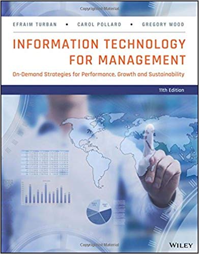 (eBook PDF)Information Technology for Management, 11th Edition by Efraim Turban , Carol Pollard , Gregory Wood