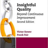 (eBook PDF)Insightful Quality, Second Edition  by Victor Sower , Frank Fair