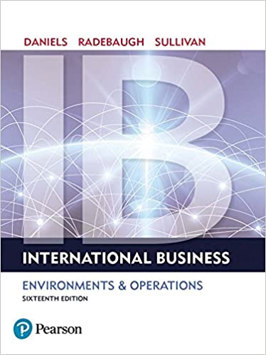 (eBook PDF)International Business 16th Edition  by John Daniels , Lee Radebaugh , Daniel Sullivan