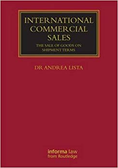 (eBook PDF)International Commercial Sales The Sale of Goods on Shipment Terms by Andrea Lista