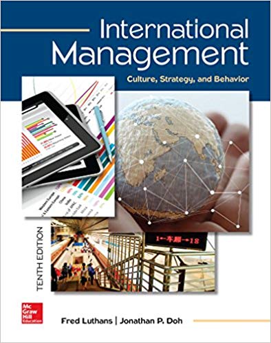 (eBook PDF)International Management - Culture, Strategy, and Behavior 10th Edition by Fred Luthans , Jonathan Doh