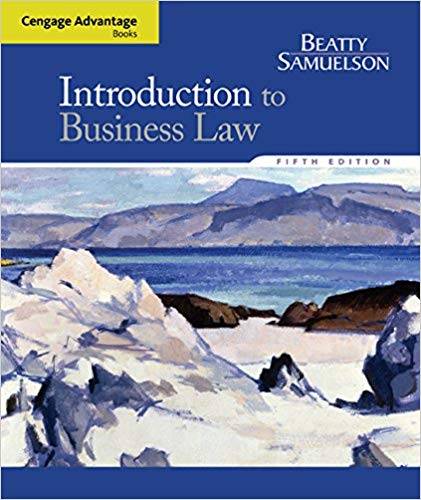 (eBook PDF)Introduction to Business Law, 5th Edition  by Jeffrey F. Beatty , Susan S. Samuelson