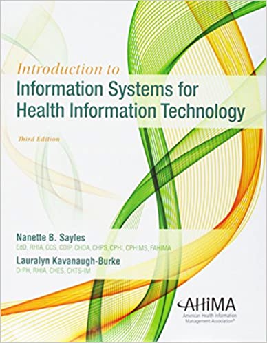 (eBook PDF)Introduction to Information Systems for Health Information Technology, Third Edition by Nanette B. Sayles