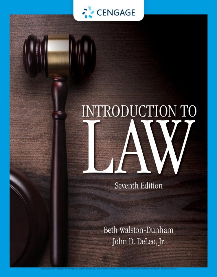 (eBook PDF)Introduction to Law 7th By Beth Walston-Dunham by Beth Walston-Dunham