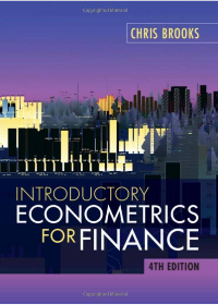 (eBook PDF)Introductory Econometrics for Finance 4th Edition by Chris Brooks