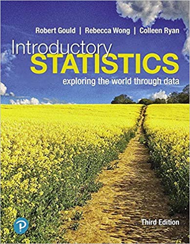 (eBook PDF)Introductory Statistics Exploring the World Through Data, 3rd Edition  by Robert Gould , Rebecca Wong , Colleen N. Ryan